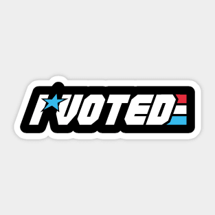voting is half the battle Sticker